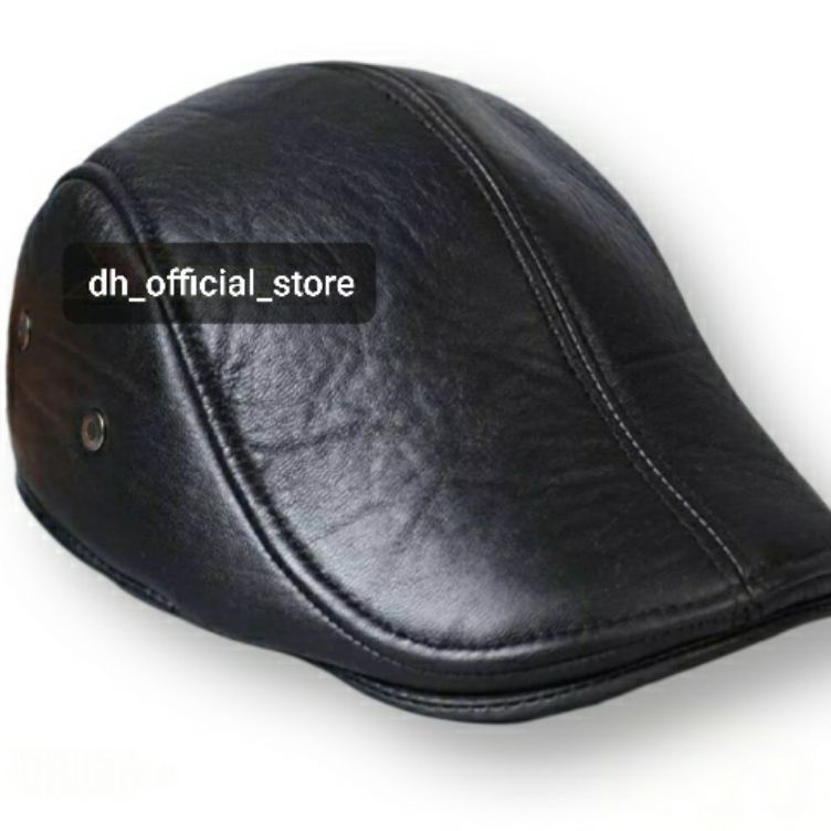 Super Produsen Topi pet pria kulit asli original garut tahan api topi pelukis topi copet