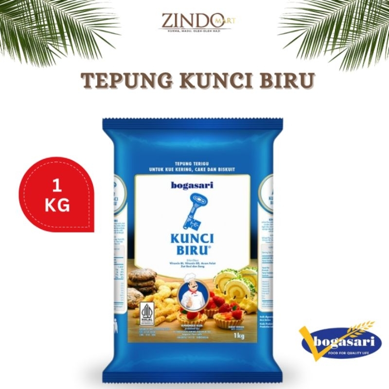 

Tepung Terigu Kunci Biru 1 Kg