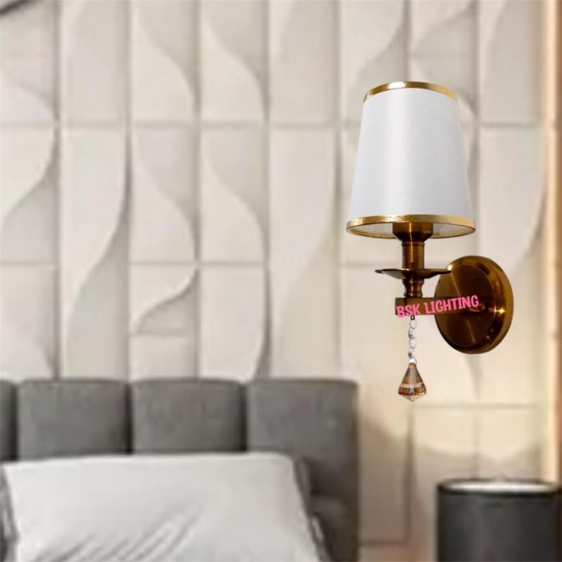 Lampu Dinding Kap Modern minimalis | Lampu Tidur Kap | Lampu dinding bronze |Lampu kamar