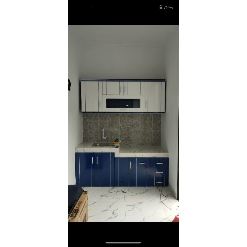 pintu lemari dapur bawah (custom ukuran + warna)