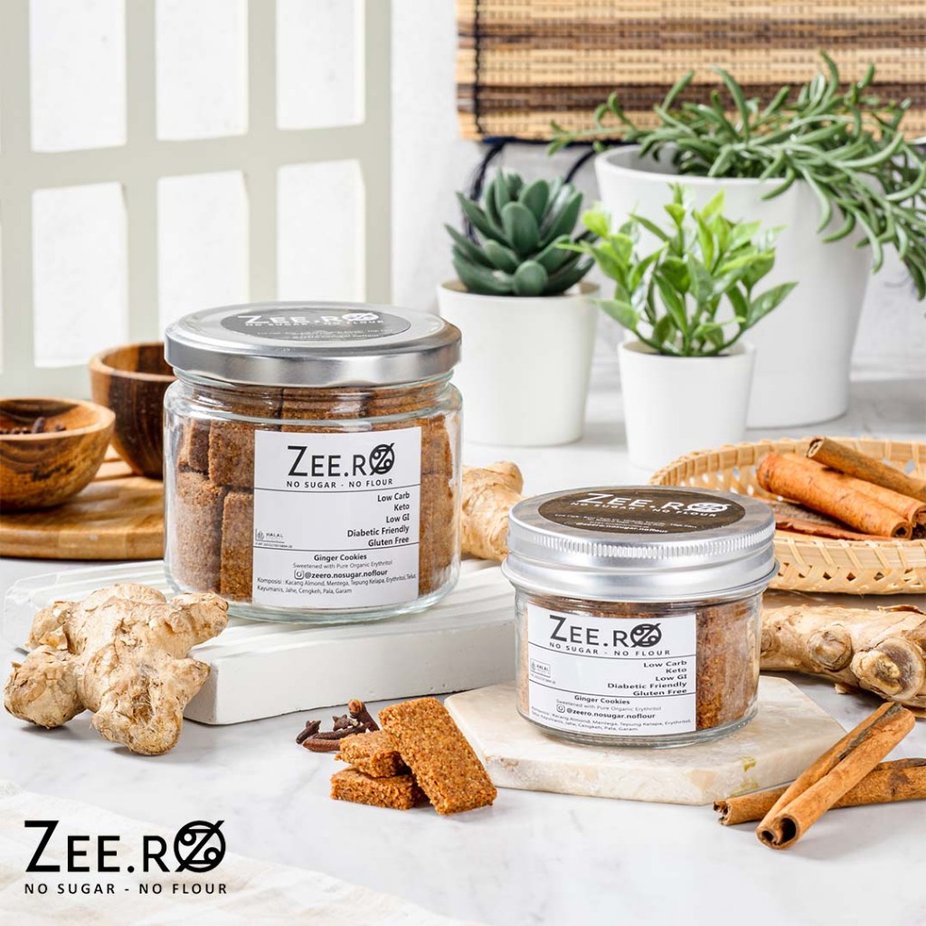 

Zeero Ginger Cookies / Low Carb / Low Gi / Gluten Free