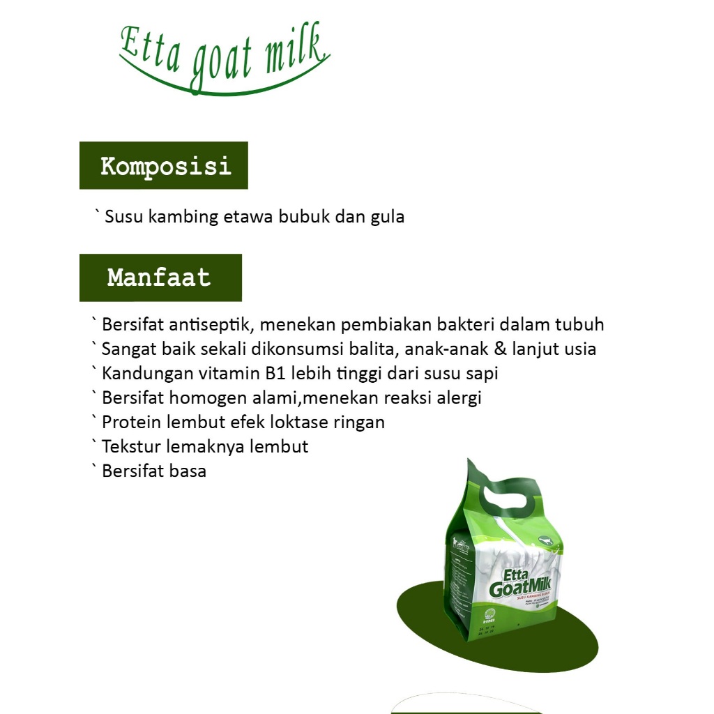 

Susu Kambing Bubuk Ettawa