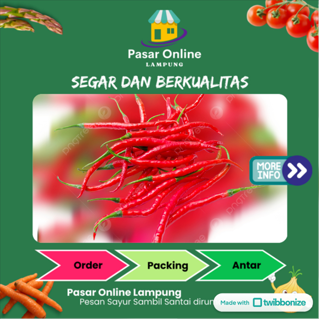 

Cabai Merah Kriting - Pasar Online Lampung