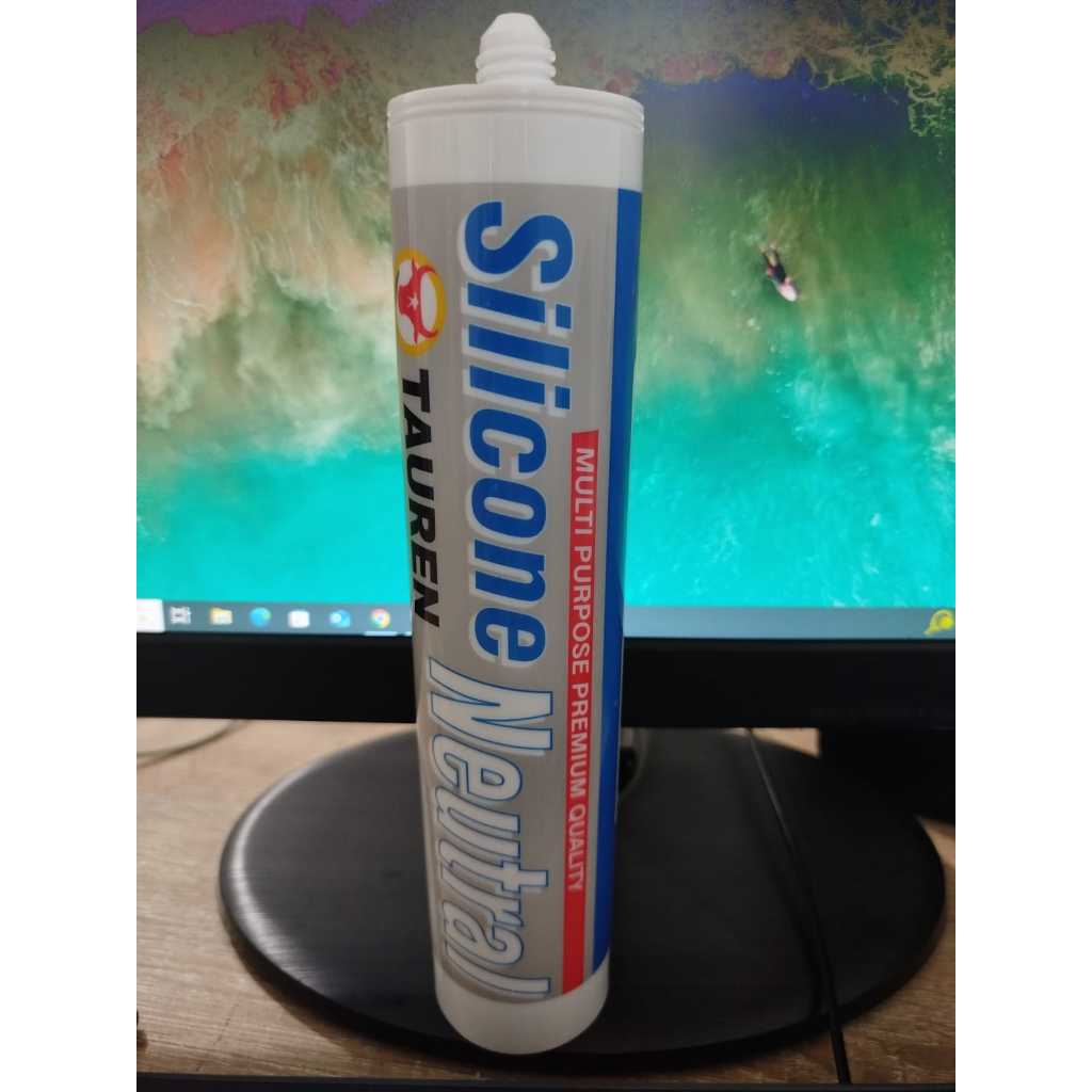 

silicone sealant/lem tabung/lem kaca merek TAUREN neutral cure
