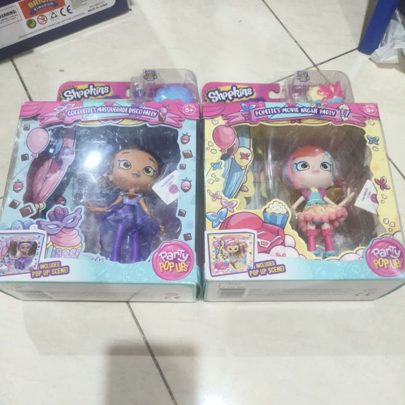 Shopkins Shoppies Doll Lil Secrets Pop Up Party Popette Cocolette's