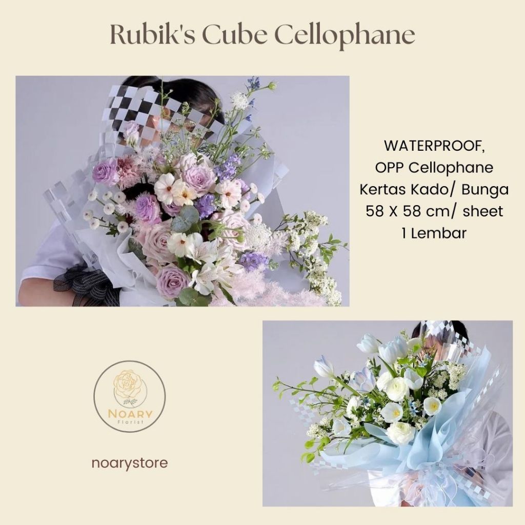 

RUBIK'S CUBE CELLOPHANE / Wrapping Paper