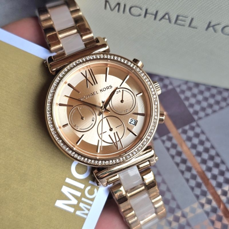 Jam Tangan Wanita eMKa eMK6560 Original Chrono Aktif Free Box Ori