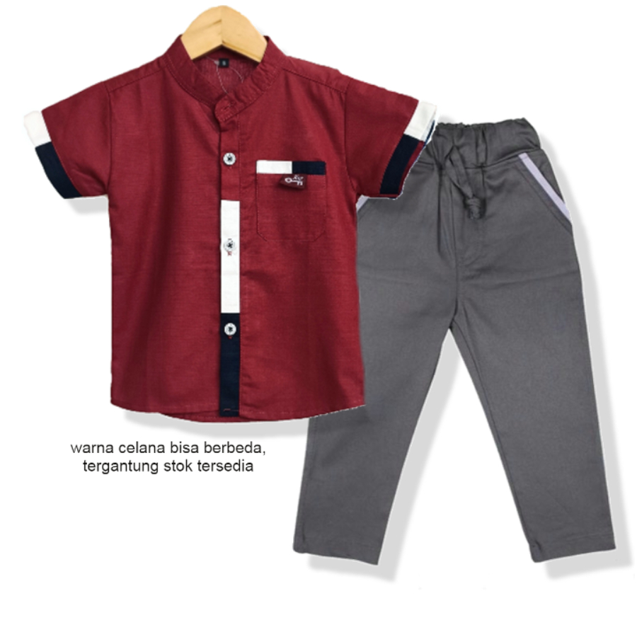 Setelan Anak Laki-Laki 1Tahun Baju Anak Cowok 3 Tahun Pakaian Anak Laki-Laki Baju Kemeja Anak Cowok 