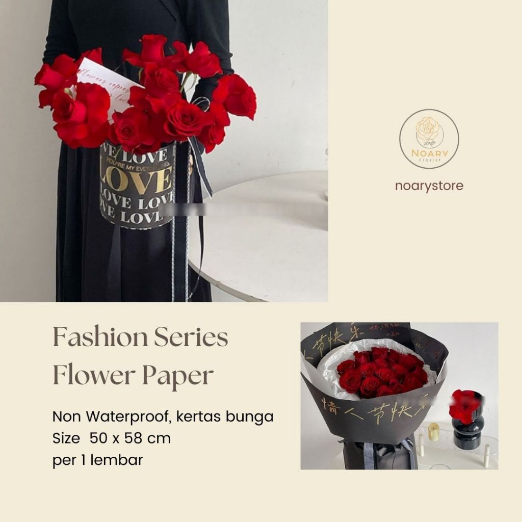 

FASHION SERIES FLOWER PAPER / Kertas Buket