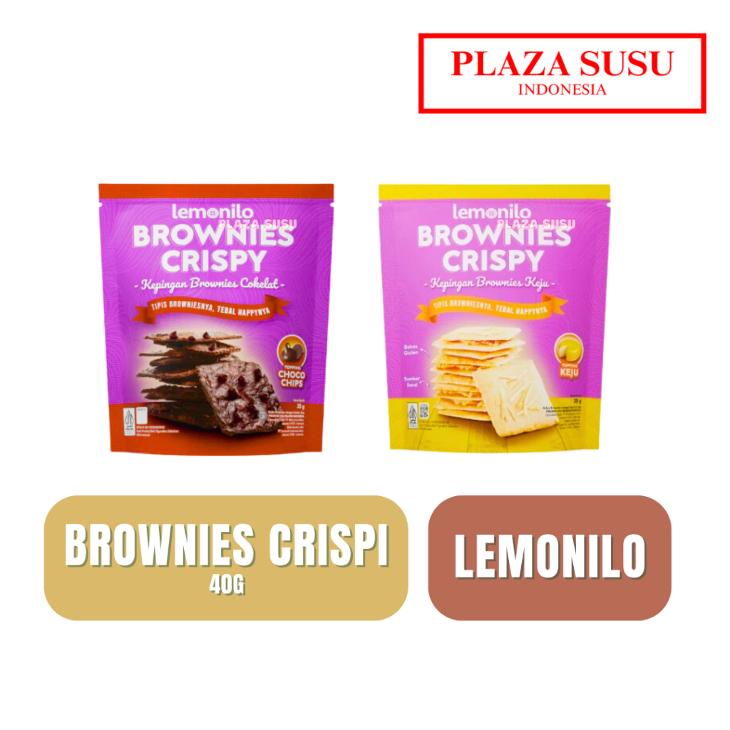 

CAMILAN LEMONILO BROWNIES CRISPY CHOCOCHIPS CHOCOLATE COKLAT KEJU MAKANAN RINGAN