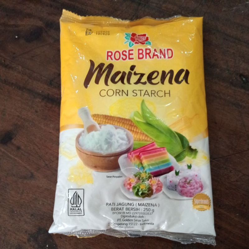 

tepung MEIZENA merk rosebran 250gr promo