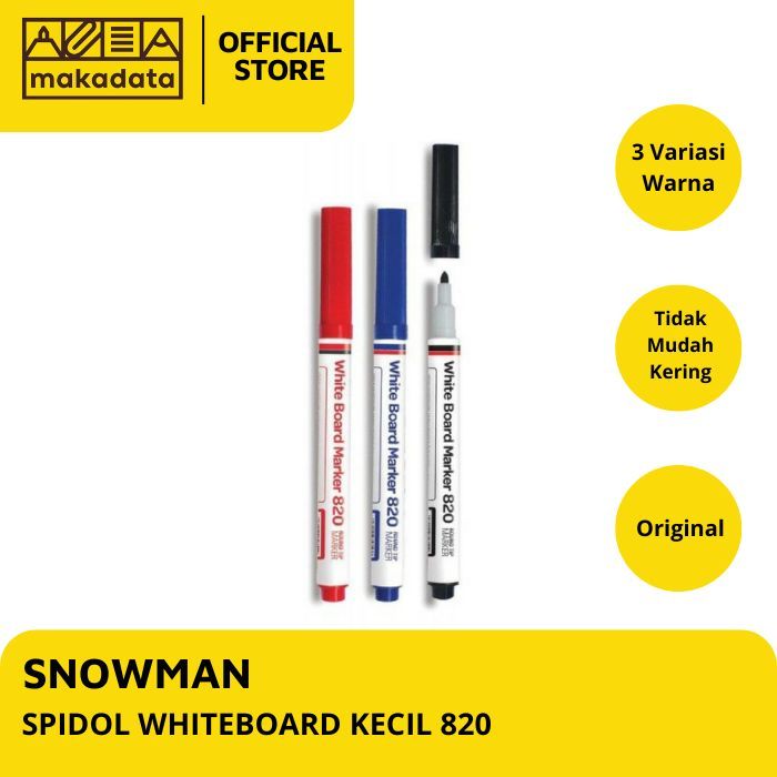 

SPIDOL PAPAN TULIS WHITEBOARD SNOWMAN 820