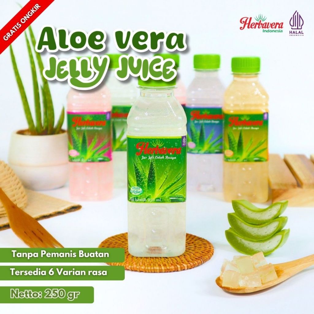 

Aloe Vera Lidah Buaya Minuman Jelly Jus Herbavera