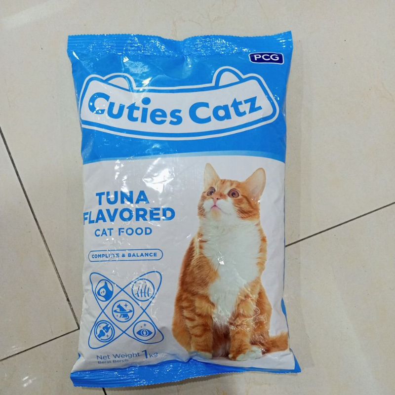 CUTTIES CAT 1 KG - PAKAN KUCING KERING MERK CUTTIES CAT 1 KG