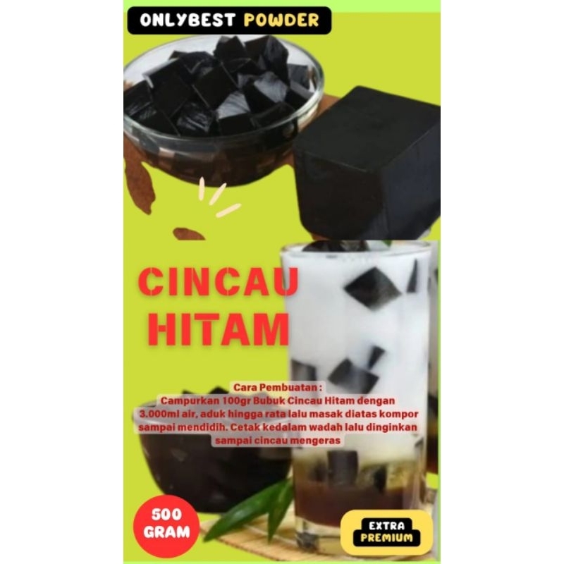 

Bubuk Cincau Hitam 1kg 30Ltr MURAH Extra Premium Onlybest Powder / Cincau Bubuk / Cincau Hitam Bubuk 500 Gram / Bubuk Cincau