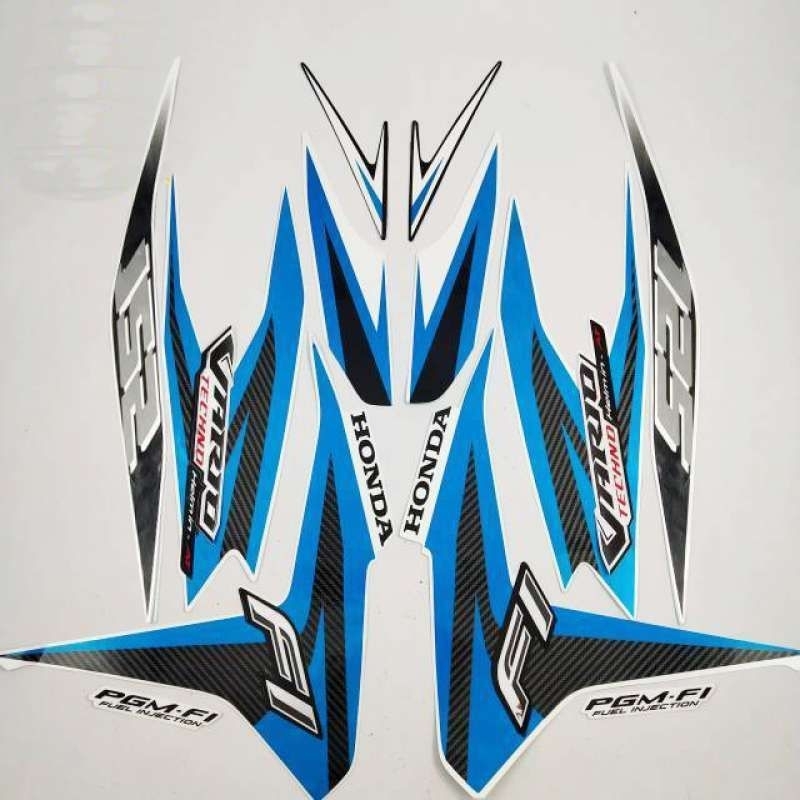 Striping stiker motor vario 125 old 2013 standar lis les bodi honda vario 125 old tahun 2013 stripin