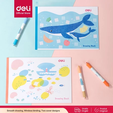 

Deli Buku Gambar dengan kertas halus berkualitas tinggi 20 Lembar 7717