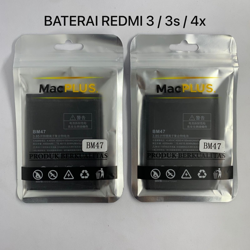 baterai BM-47/baterai redmi 3/3s/4x/baterai original