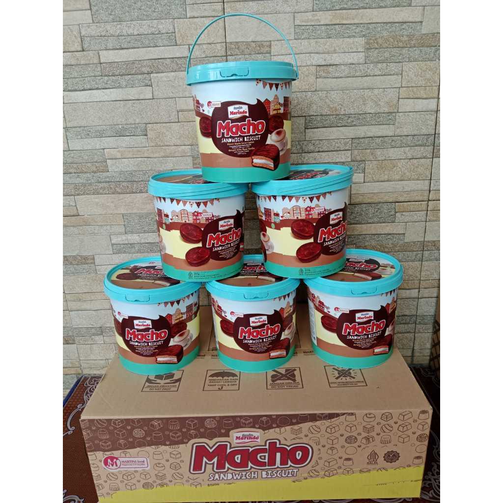 

AR Snack 6 pcs Marindo macho sandwich biskuit 325gr