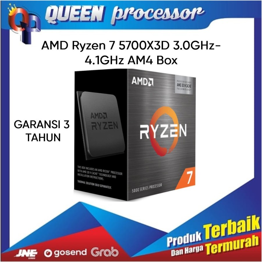 Cpu Processor AMD Ryzen 7 5700X3D 3.0Ghz Box