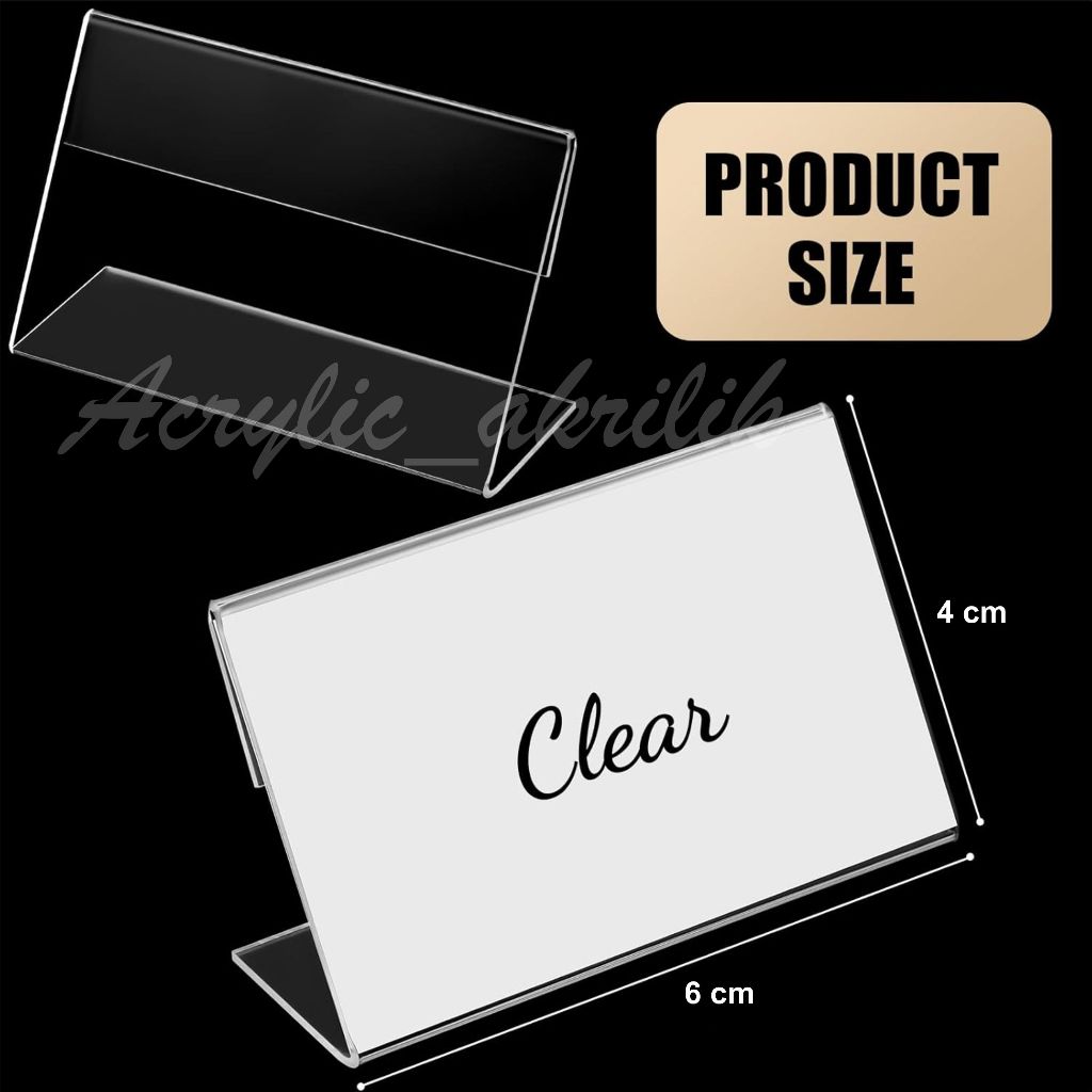 

Price Tag Label Harga Akrilik