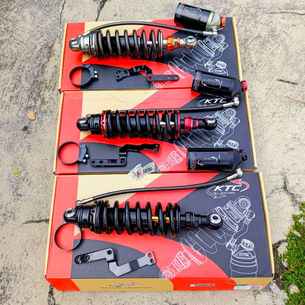 MONO SHOCK KTC RACING ORIGINAL NINJA 150R R SS RR OLD NEW 2 KLIK FUNGSI SHOCK BELAKANG TABUNG PISAH 