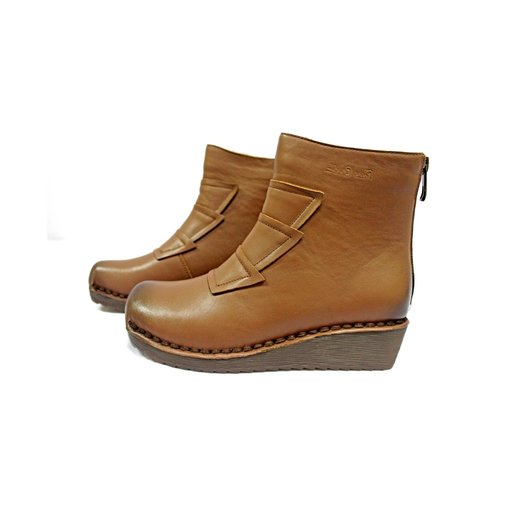 Pierre Cardin Ladies 1514 Sepatu Boots Wanita Original Kulit Asli