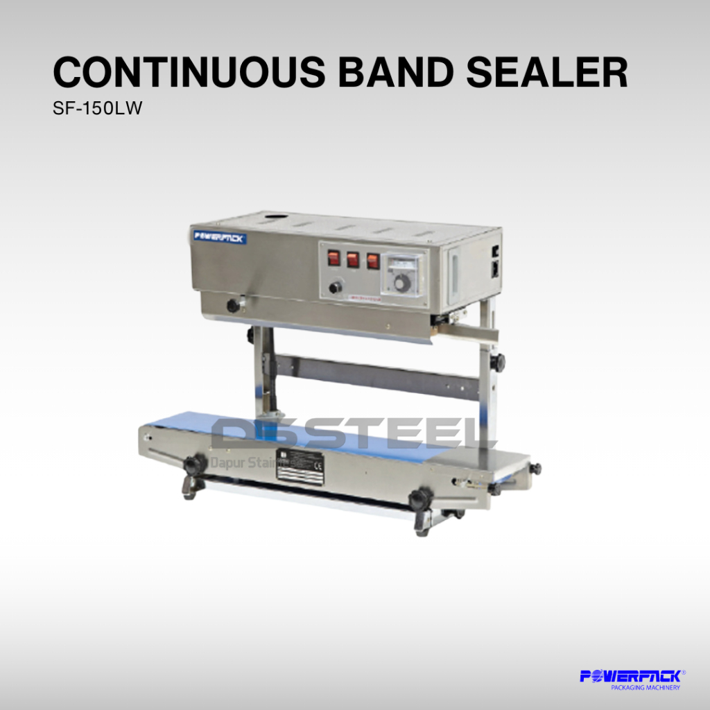 POWERPACK Continous Band Sealer SF-150LW / Mesin Sealer Otomatis POWERPACK SF 150LW