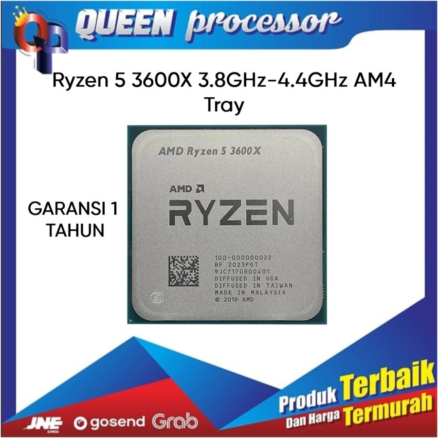 Processor AMD Ryzen 5 3600X 3.8 GHz Socket AM4 Tray