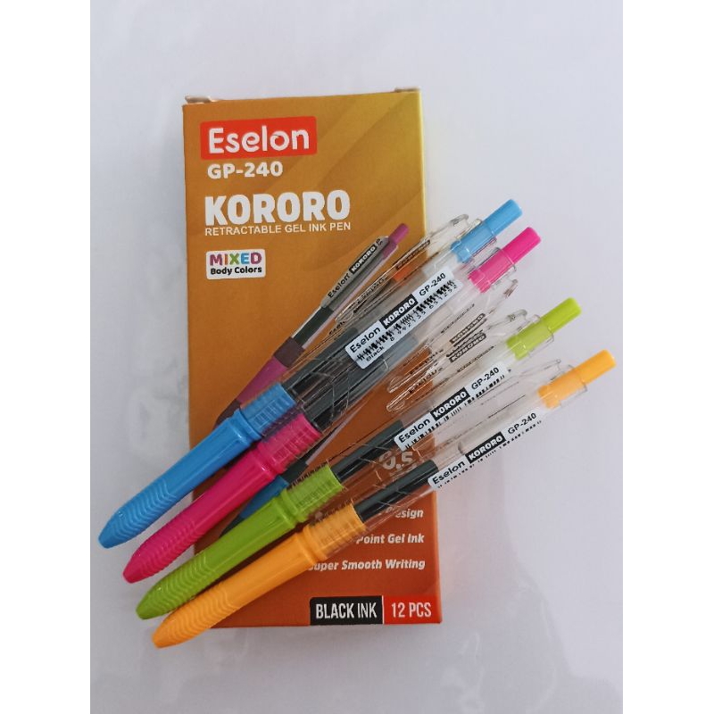 

Ballpoint kororo mix warna isi 12 pcs