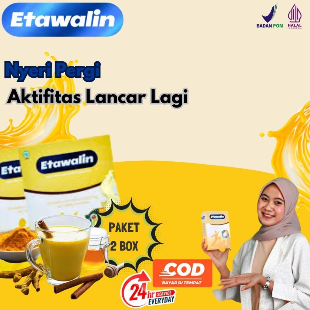 

ETAWALIN - Paket 2 Box - Susu Kambing Etawa Solusi Untuk Nyeri Sendi Dan Asam Urat.