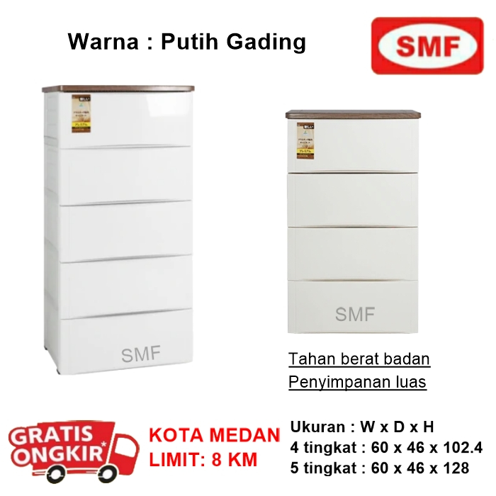 LACI MODERN - DRAWER CABINET SERBAGUNA- OLYMPLAST -ODC 05/04 M