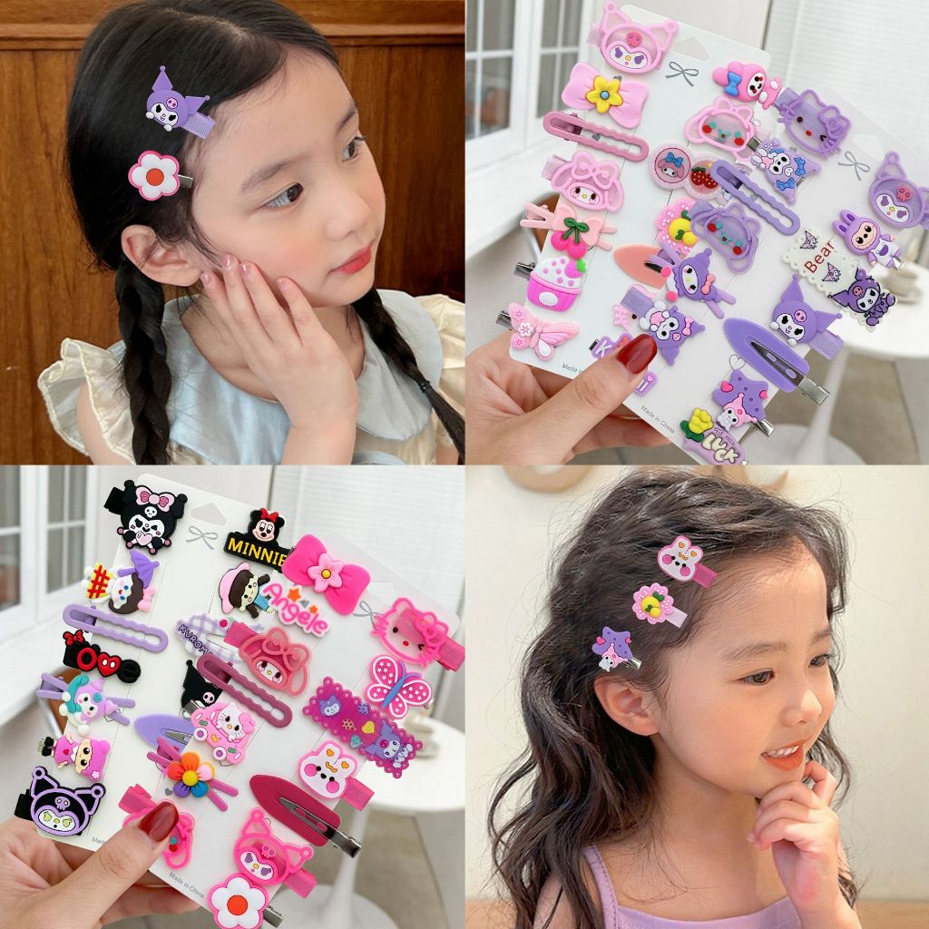 HAIRPIN 14PCS / SET JEPITAN RAMBUT ANAK KOREA JEPIT RAMBUT LUCU / JEPITAN RAMBUT KOREA