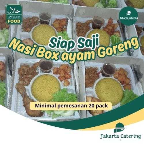 

Paket Nasi Kotak Ayam Goreng Paling Murah Enak Makanan Siap Saji Halal Nikmat Untuk Acara