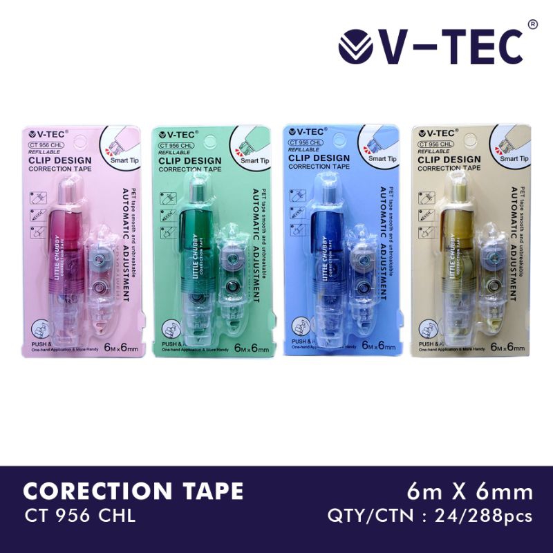 

V-TEC Correction Tape Type CT 956 CHL