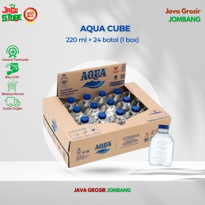 

AQUA CUBE 24 PCS | AQUA BOTOL KECIL 220 ML| AQUA MINI KEMASAN| AQUA MINI SATU DUS| AQUA MINI SATU KARTON