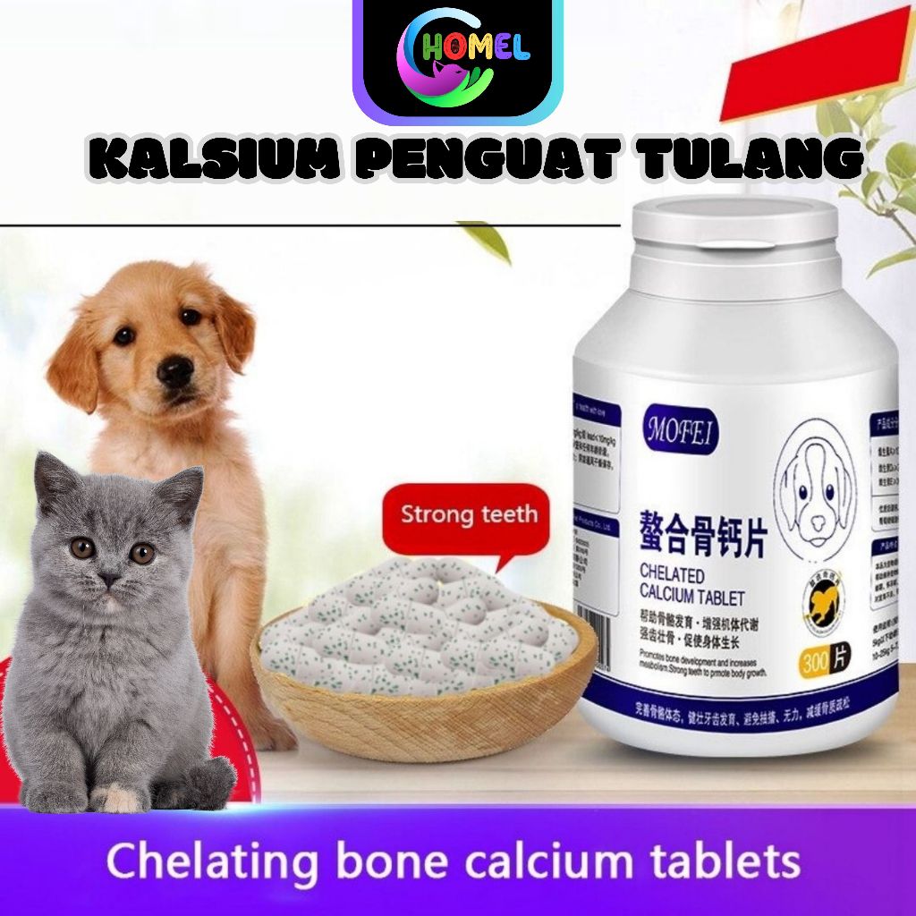 Kalsium Tulang Tablet Suplemen Tulang Anjing CHOMEL