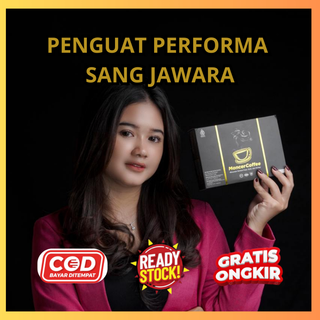 MOONCEER COFFEE ORIGINAL l KOPI PENGUAT PERFORMA PRIA SANG JAWARA TERLARIS BPOM HALAL ORIGINAL