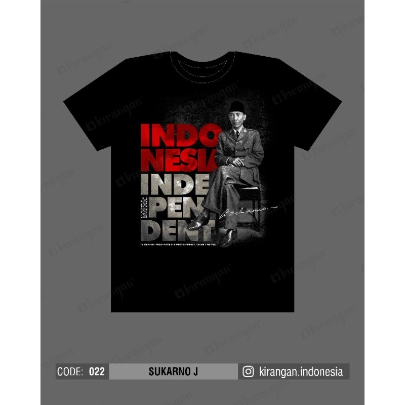 Kaos Kirangan Sukarno J