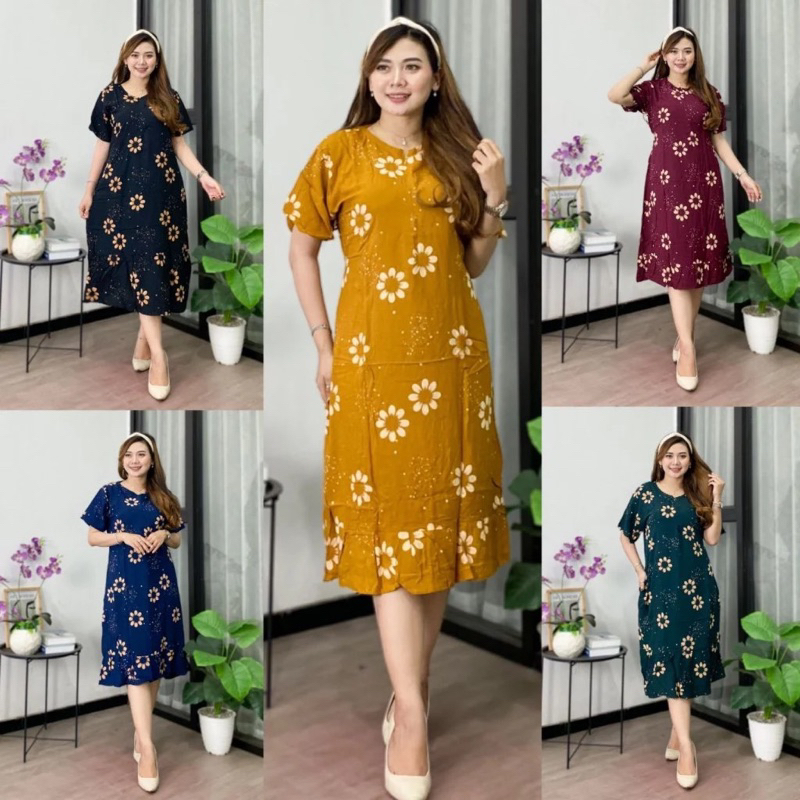 100 Ribu Dapat 4 Daster Paket Usaha || Daster Rayon Busui Bumil