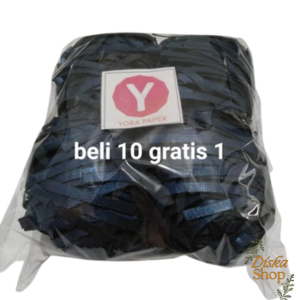 

kertas cacah / serut-parcel / shredded paper navy blue 75gr