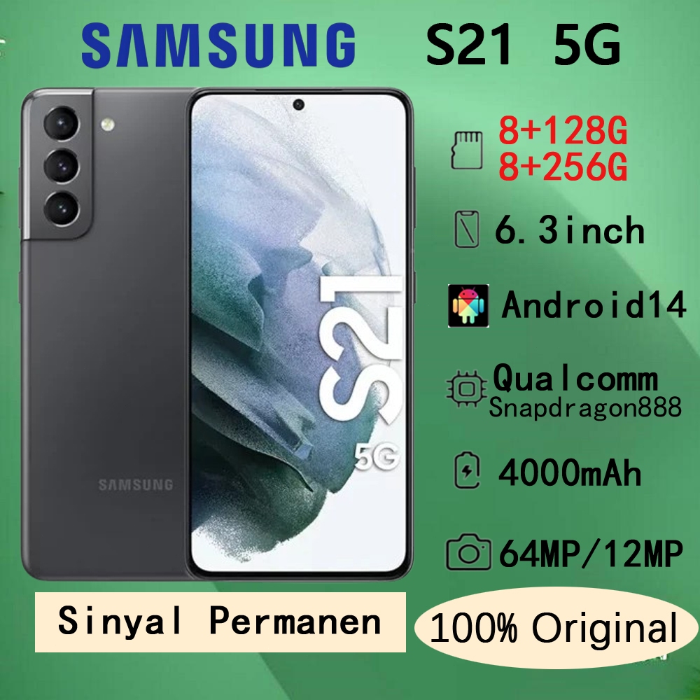 ［Sinyal Permanen］Handphone Samsung Galaxy S21 5G 8/256GB 8/128GB Second Original Mulus