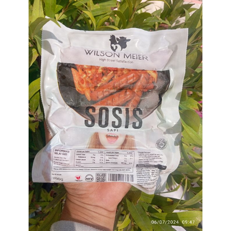 

wilson Meier sosis 200gr isi 6 pcs
