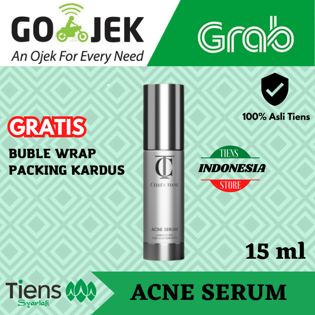 Acne Serum Tiens Isi 15 ml Serum Perawatan Kulit Menghilangkan Bekas dan Jerawat .