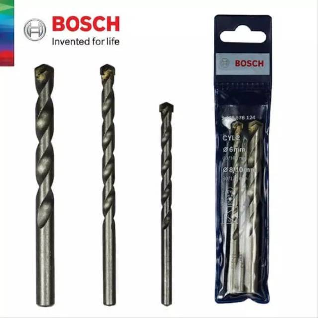 Mata Bor BETON Bosch Ukuran 5-12mm.BIASA DAN COLOK.