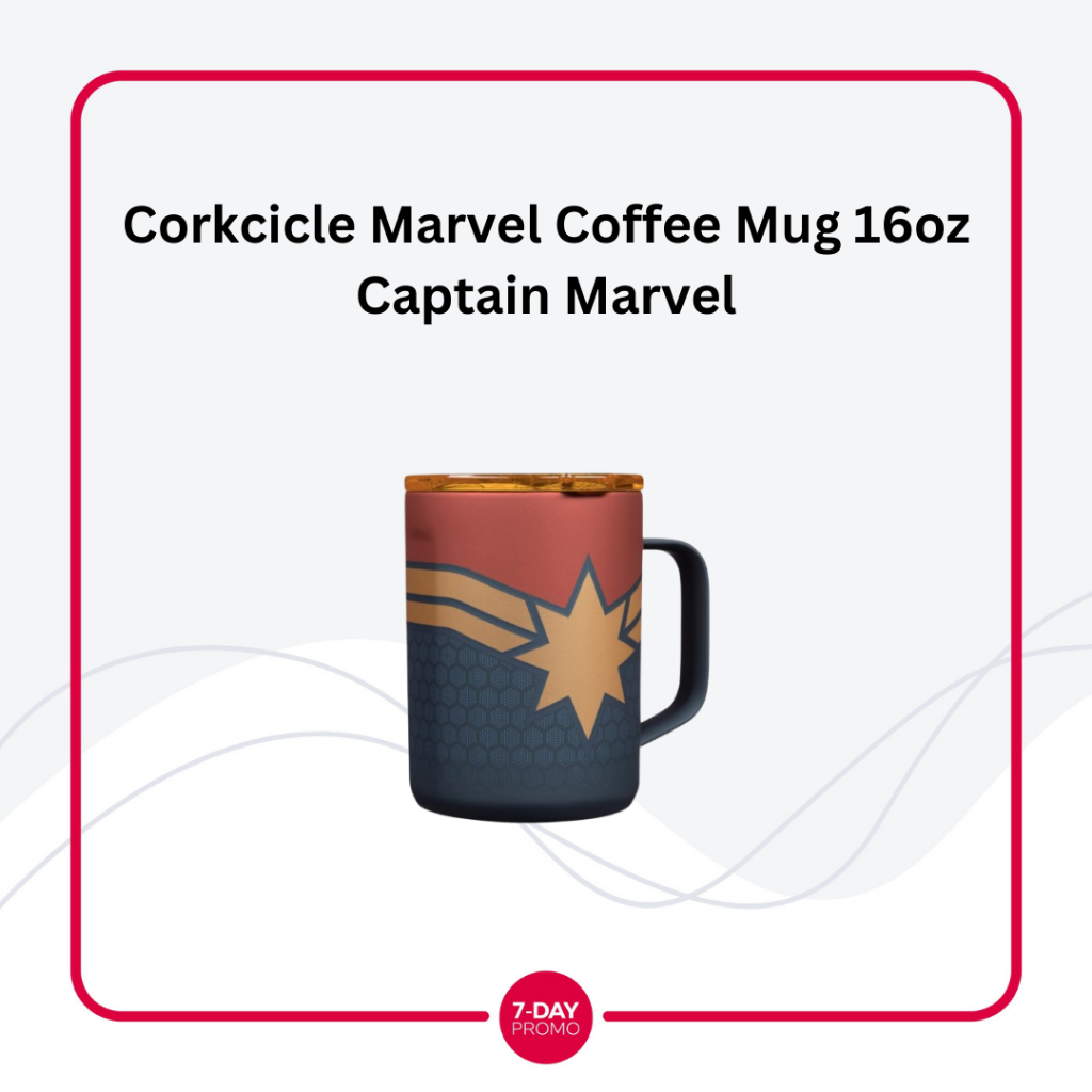 Corkcicle Marvel Coffee Mug 16oz Captain Marvel