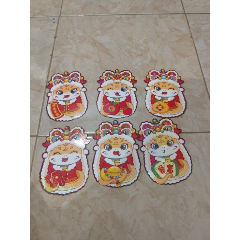 

angpao barongsai lucu shio ular