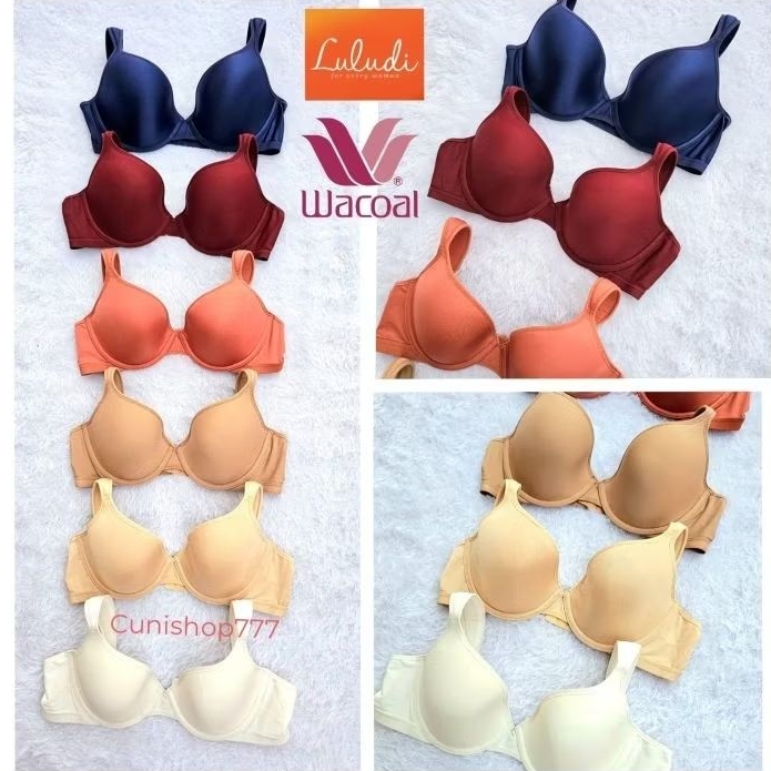 BRA WANITA LULUDI by WACOAL PAKAI KAWAT CUP SEAMLESS BUSA TIPIS POLOS LLB60105 60105 K92