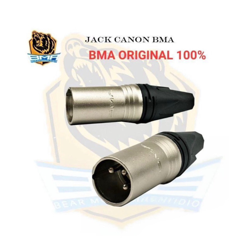 Jack Cannon XLR Male BMA Original