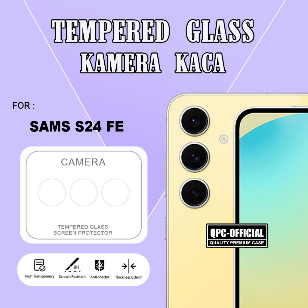 Samsung S24 FE Samsung S24 Samsung S24 Plus Samsung S24 Ultra Pelindung Kamera / Tempered Glass Came